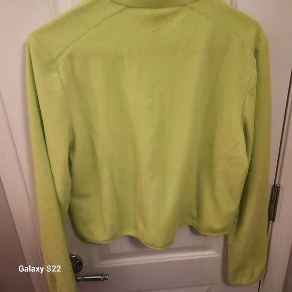 RAINS Half Zip Fleece. Color: Digital Lime. Size Small. NWT. - Picture 9 of 9